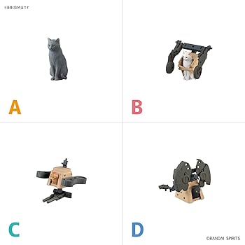 Amazon | ねこぶそう 並盛り(BOX) 色分け済みプラモデル